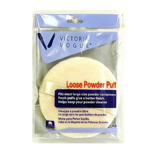 Victoria Vogue Round Loose Powder Puff, 1 Ea